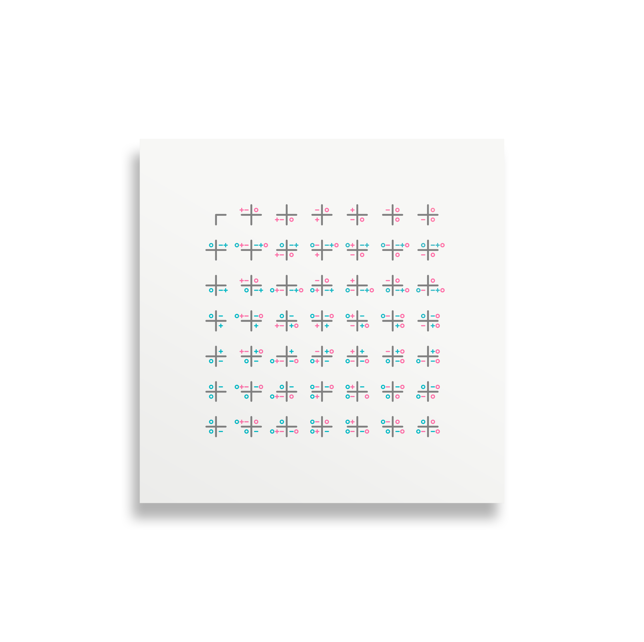 Cosmo Matrix, 14"×14"