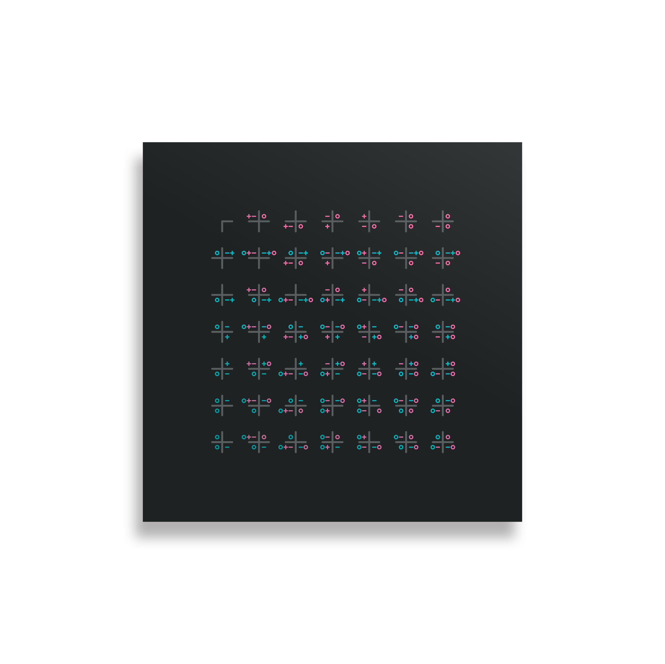 Cosmo Matrix, 14"×14"