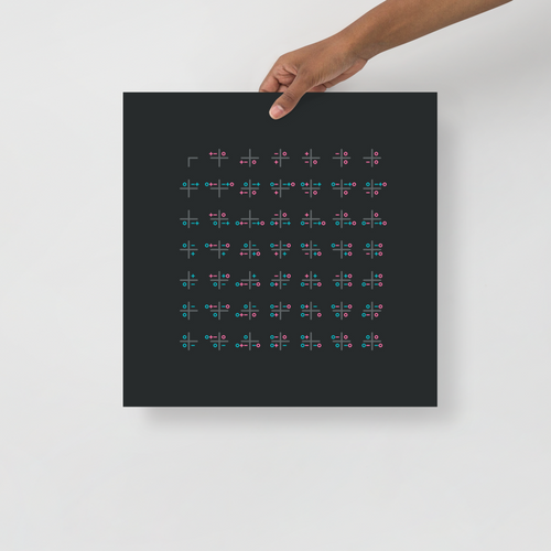 Cosmo Matrix, 14"×14"