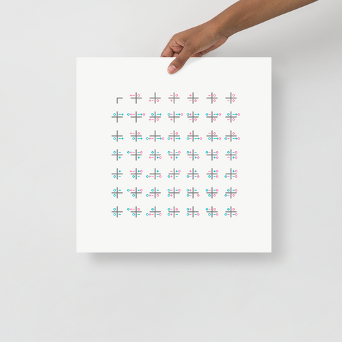 Cosmo Matrix, 14"×14"