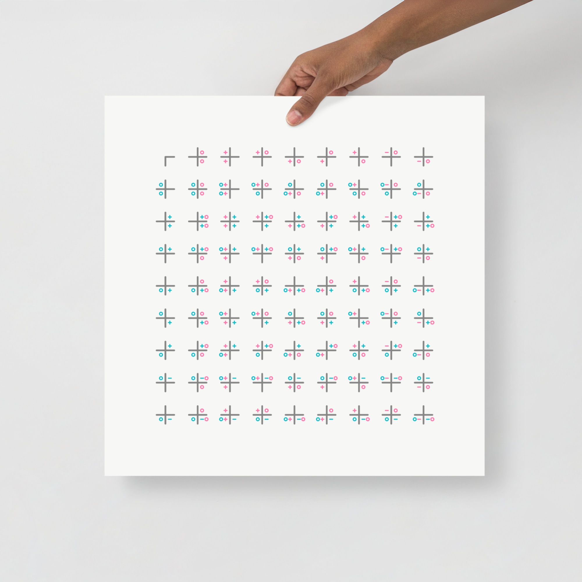 Wraps Matrix, 16"×16"